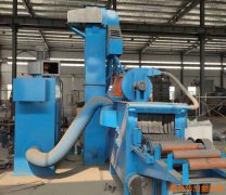 山東煙臺(tái)客戶(hù)定做的網(wǎng)帶式拋丸清理機(jī)完成