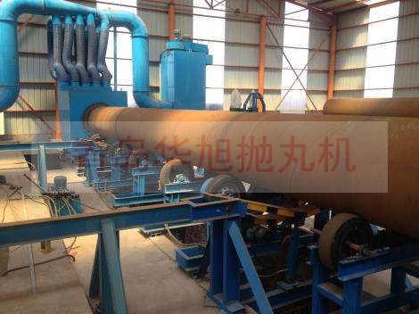 鋼管拋丸噴砂除銹設備