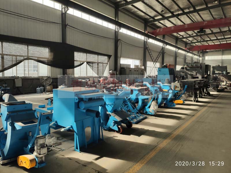 移動式路面拋丸機(jī)加工區(qū)